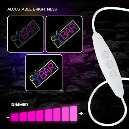 FOREVER LIGHT  FPNE01X Neon LED Light Bar Διακοσμητικό Φωτιστικό